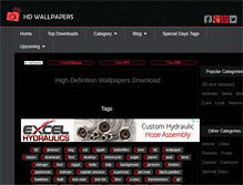 Tablet Screenshot of hdwallpapersfreedownload.com